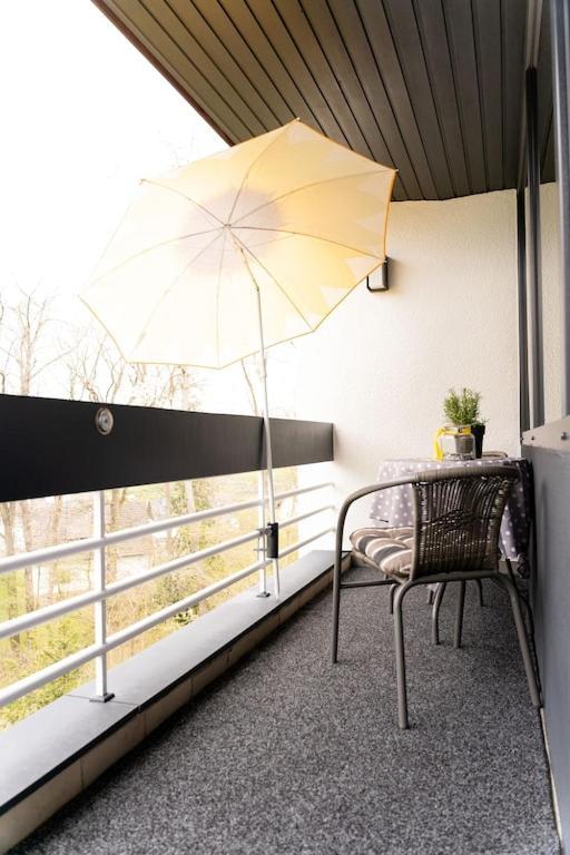 Ferienhaus Schoene Aussicht Ferienwohnung Gelb Hemfurth-Edersee Εξωτερικό φωτογραφία
